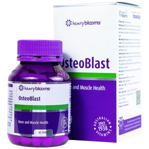 Canxi Hữu Cơ Henry Blooms Osteoblast Giúp Xương và Răng Chắc Khỏe 60v