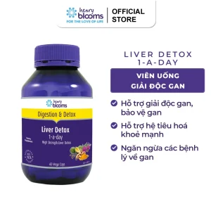 Viên Uống Giải Độc Gan Liver Detox 1-a-day Henry Blooms (30 Viên)