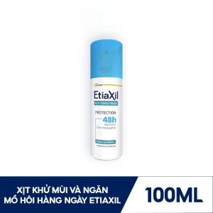 Xịt Khử Mùi EtiaXil Anti-Transpirant Protection 48H Vaporisateur 100ml Hàng Ngày Dành Cho Nam Nữ