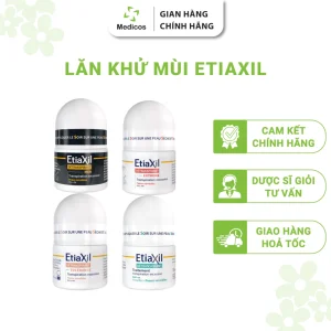 Lăn Khử Mùi Và Ngăn Mồ Hôi Etiaxil 15ml Không Mùi, Không Gây Ố Vàng Áo